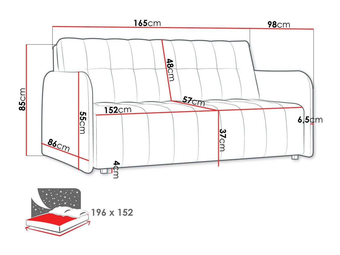 Canapé convertible Aquarin IV (Country 12)