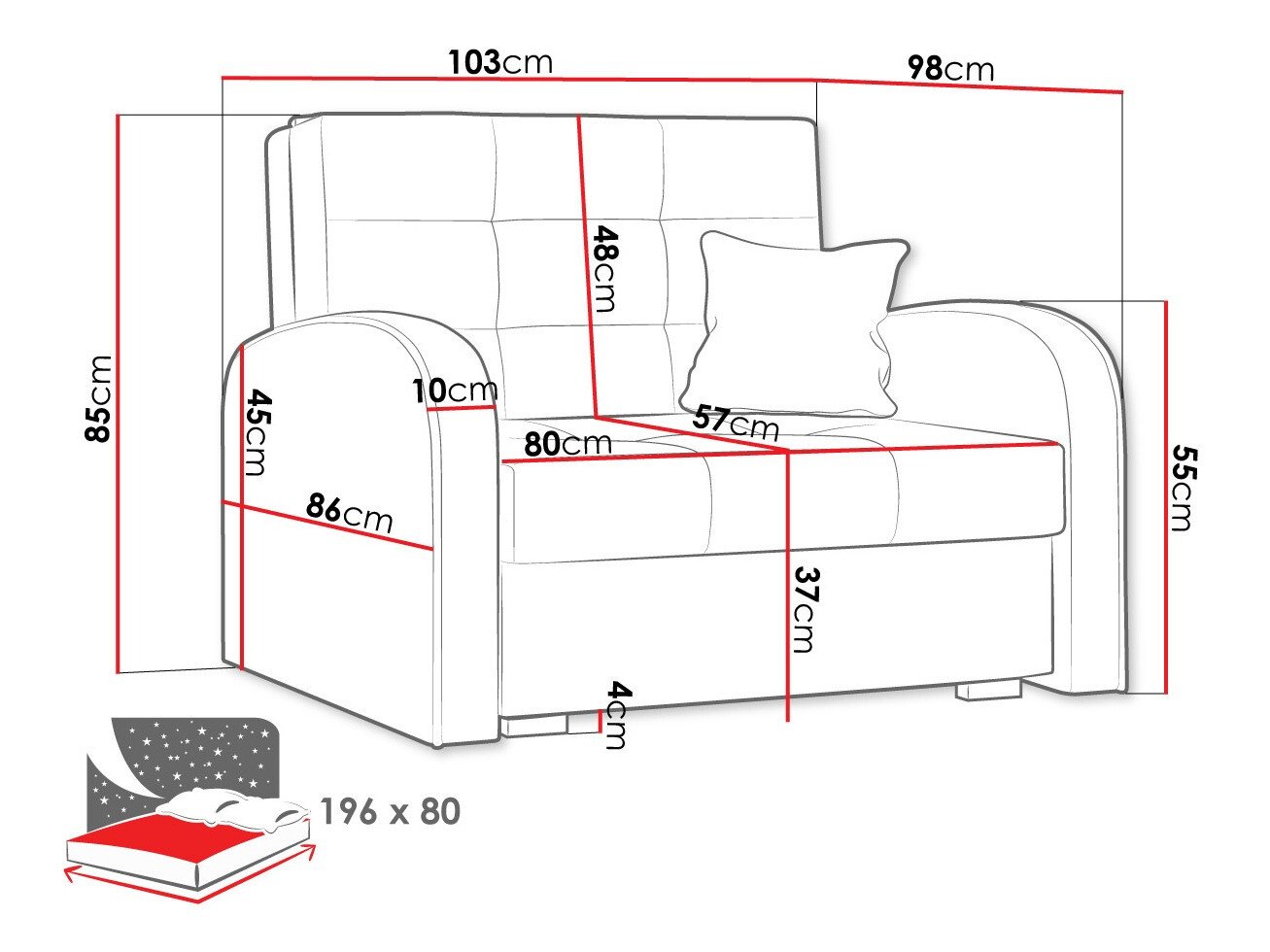 Fauteuil Columbus 114 (Kronos 09)