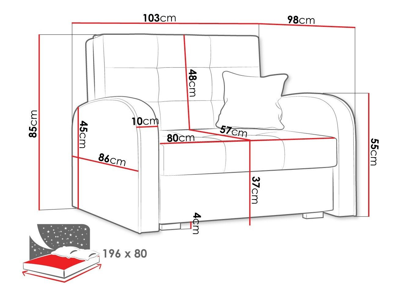 Fauteuil Silona I (Paros 3)