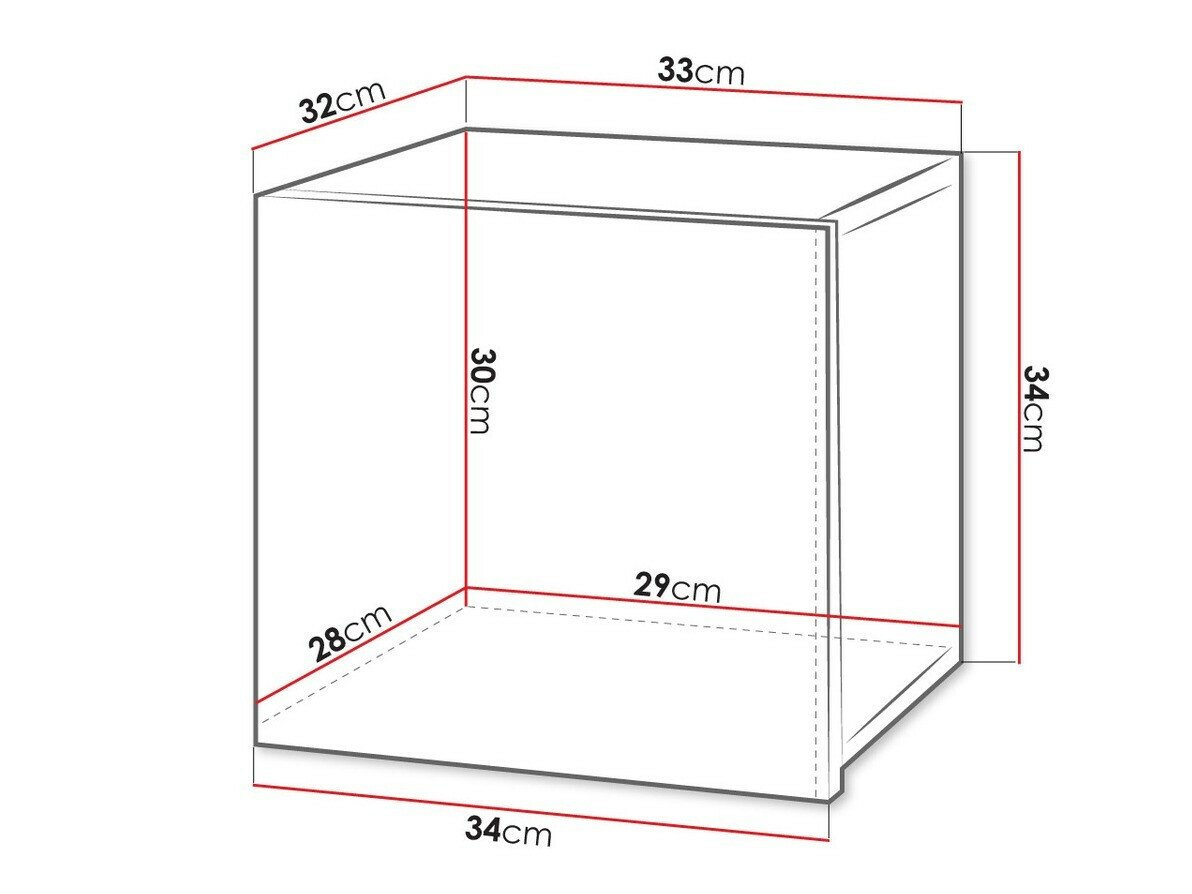 Armoire murale Tivdalu 124 (Chêne doré)