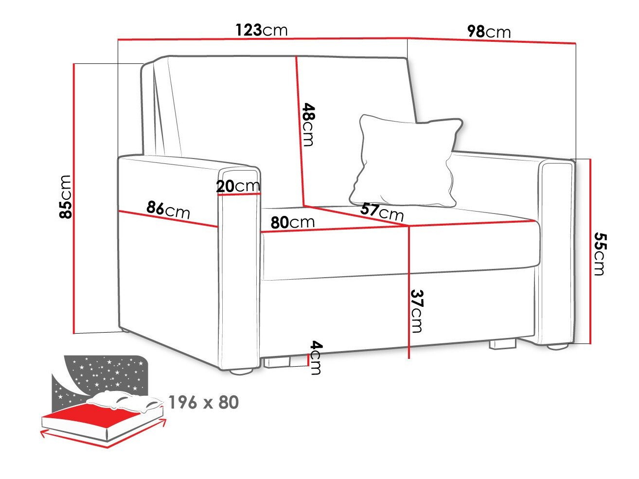 Fauteuil Clarlen I (Poso 05)