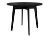Salle à manger complète Racine 124 (Noir)