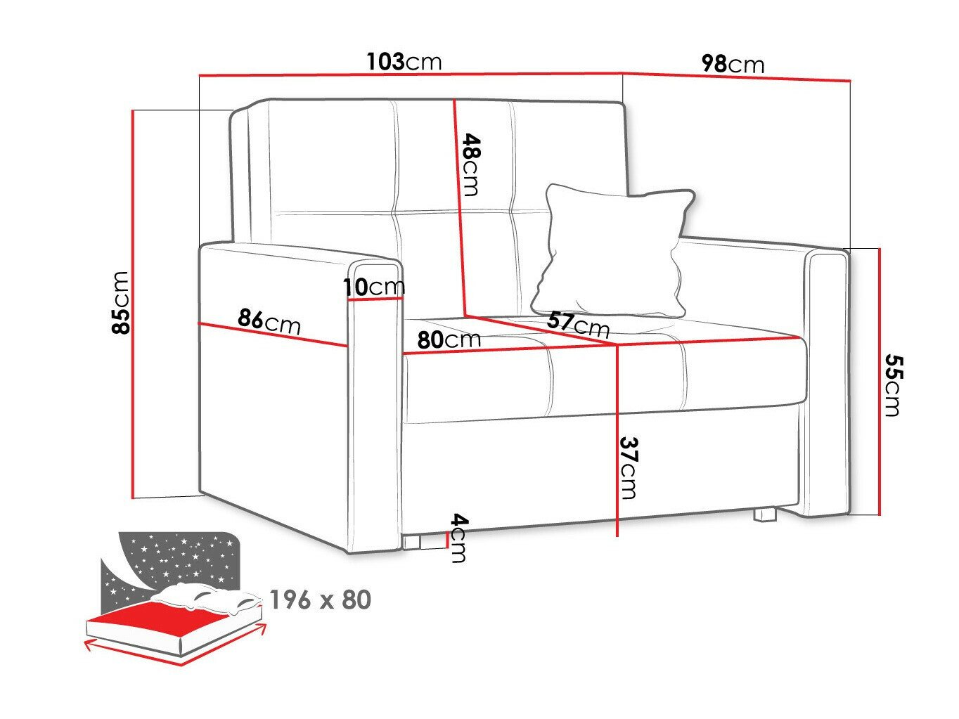 Fauteuil Nuvora I (Spirit 11)