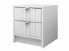 Table de chevet Comfivo Papilio (Blanc)