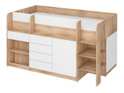 Lit mezzanine Gilroy 116 (Sonoma chêne + Blanc)