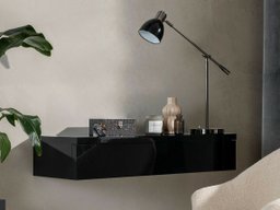 Coiffeuse Delpher (Noir + Noir brillant)