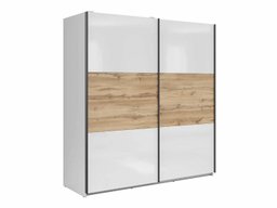 Armoire Livevaro 109 (Blanc + Chêne wotan)