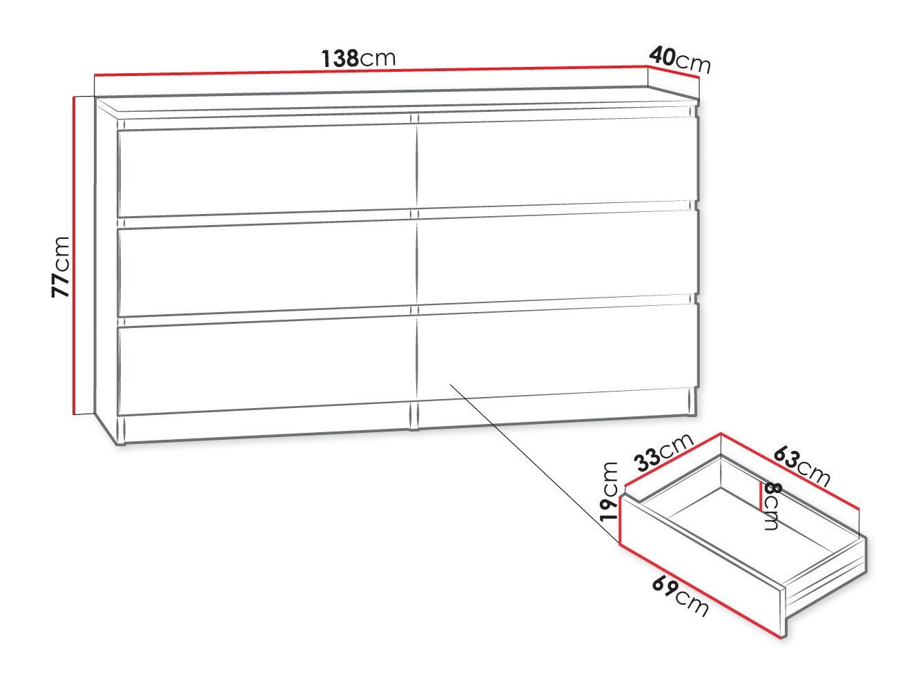 Commode Comfivo Structor II (Noir)