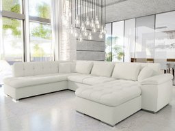 Canapé d'angle Comfivo Gemma VI (Boucle Baloo 2073)