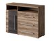 Commode Sorciro 102 (Noix + Chêne foncé)