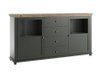 Commode Tolnue 103 (Vert foncé + Chêne de Lefkas)