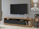 Meuble TV Austin 357 (Chêne wotan + Noir mat)