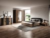 Ensemble de chambre Felelie 108 (Chêne Flagstaf foncé + Argent)