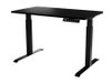 Bureau réglable en hauteur Charlotte 194 (Noir)