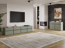 Ensemble de salon Alfere 107 (Vert)