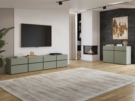 Ensemble de salon Alfere 107 (Vert)