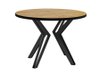 Table Oswego 111 (Chêne doré artisanal + Noir)