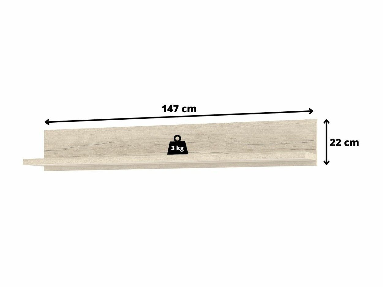 Étagère murale Tornua 100 (Épicéa foncé)