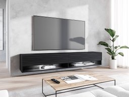 Meuble TV Sarasota 119 (Graphite + Noir)