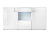 Commode Torsone 108 (Blanc + Blanc brillant)