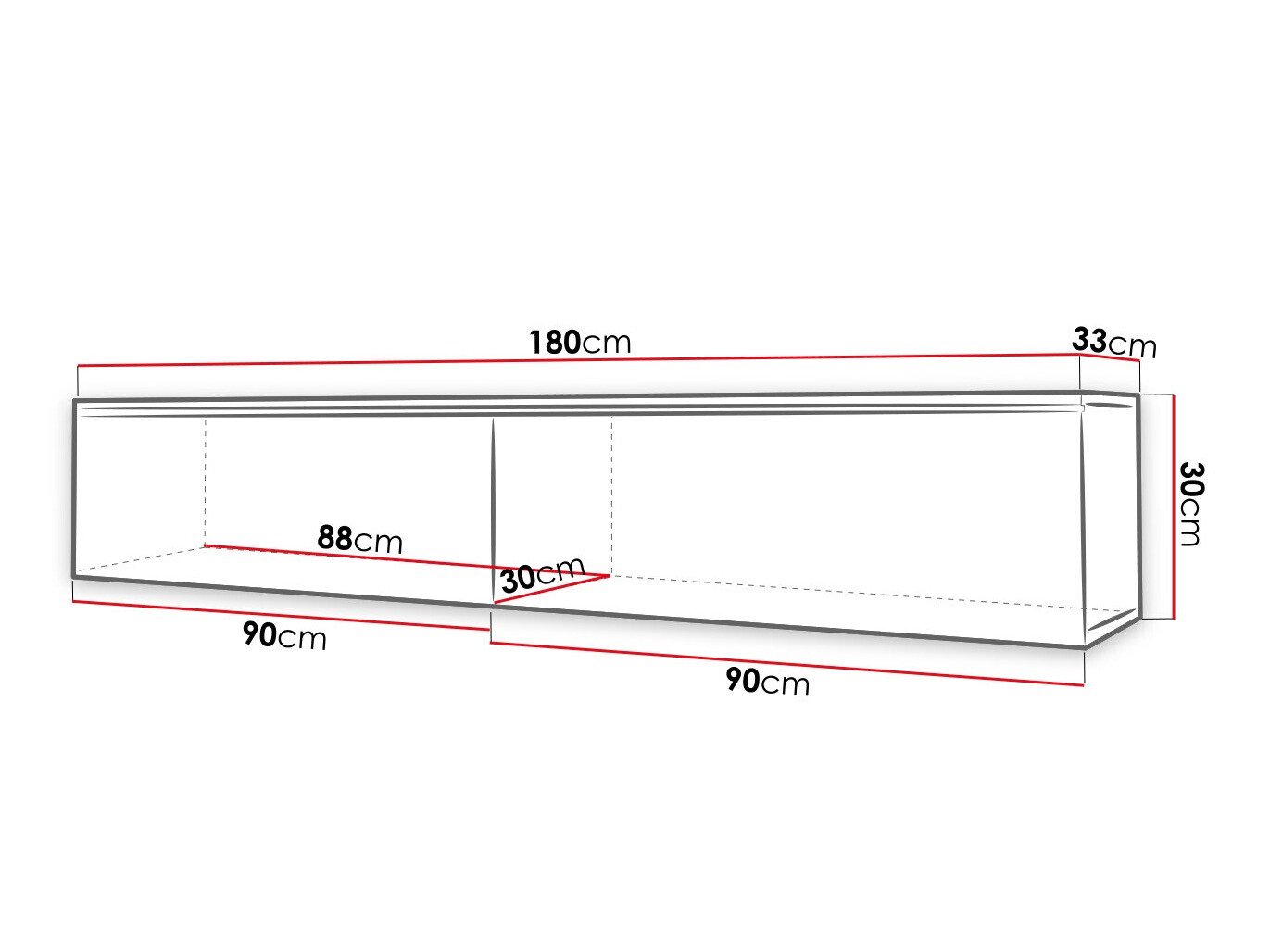 Meuble TV Scientia I (Chêne)