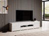 Meuble TV Torsone 113 (Blanc + Blanc brillant)
