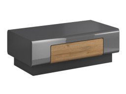 Table basse Torsone 111 (Anthracite + Gloss anthracite + Grandson chêne)