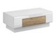 Table basse Torsone 111 (Blanc + Blanc brillant + Chêne de san remo)