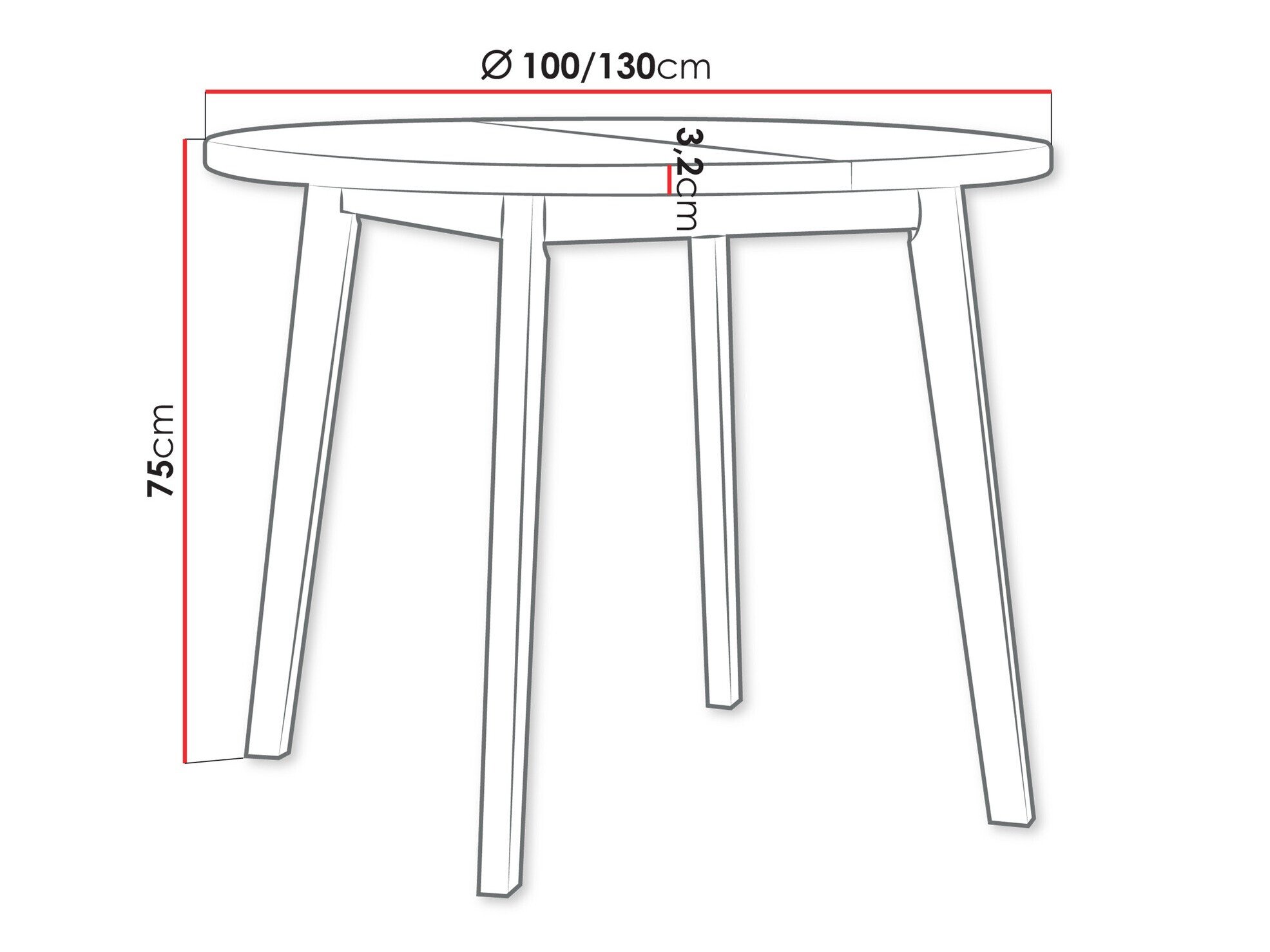 Table Victorville 358 (Chêne Artisan + Noir)