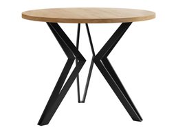 Table basse Dearborn 105 (Chêne doré + Noir)