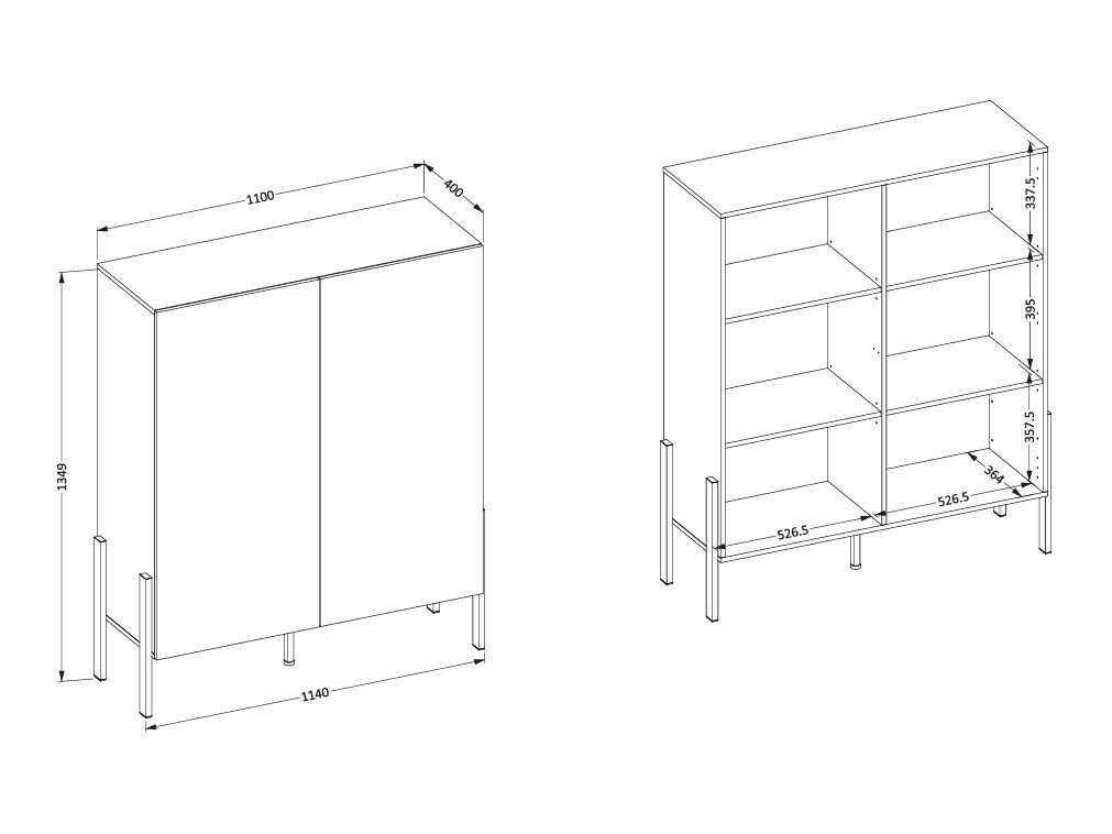 Buffet Etsore 103 (Cachemire)