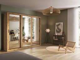 Armoire Fresno 101 (Chêne Artisan)