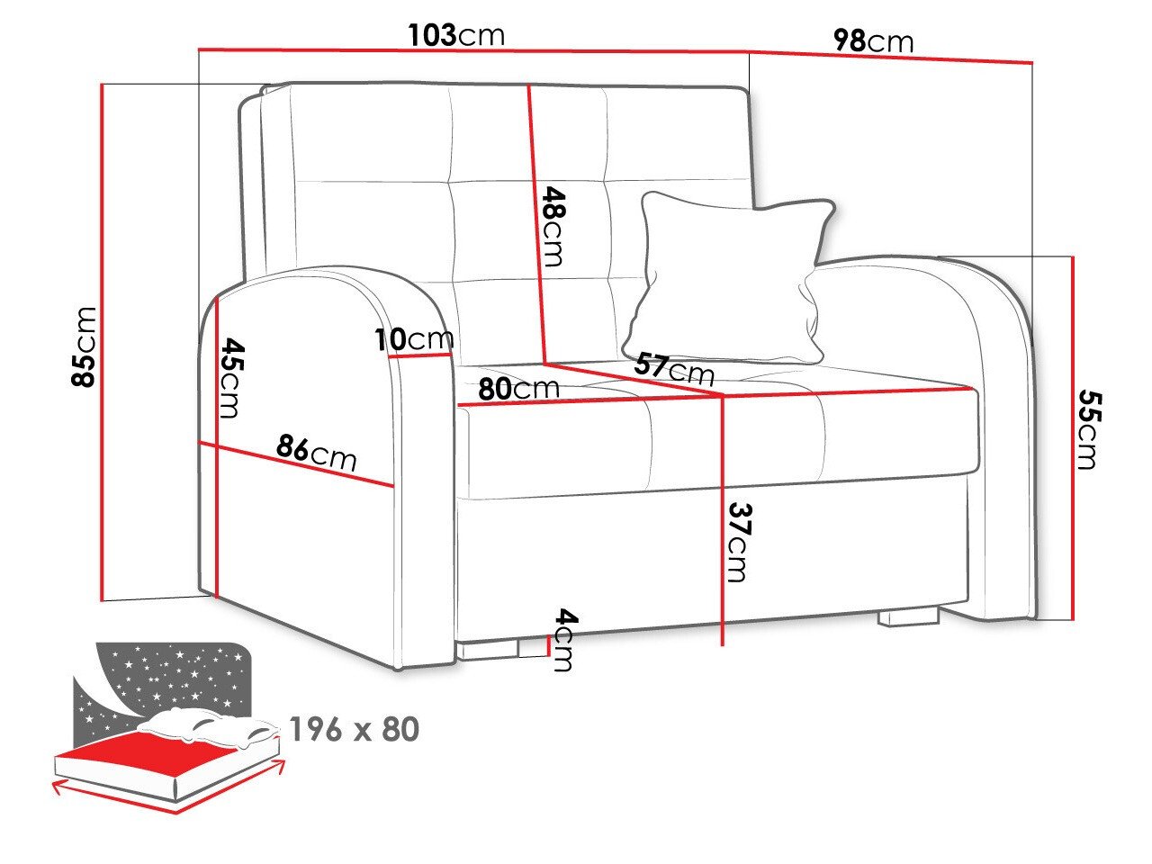 Fauteuil Silona I (Aragon 14)
