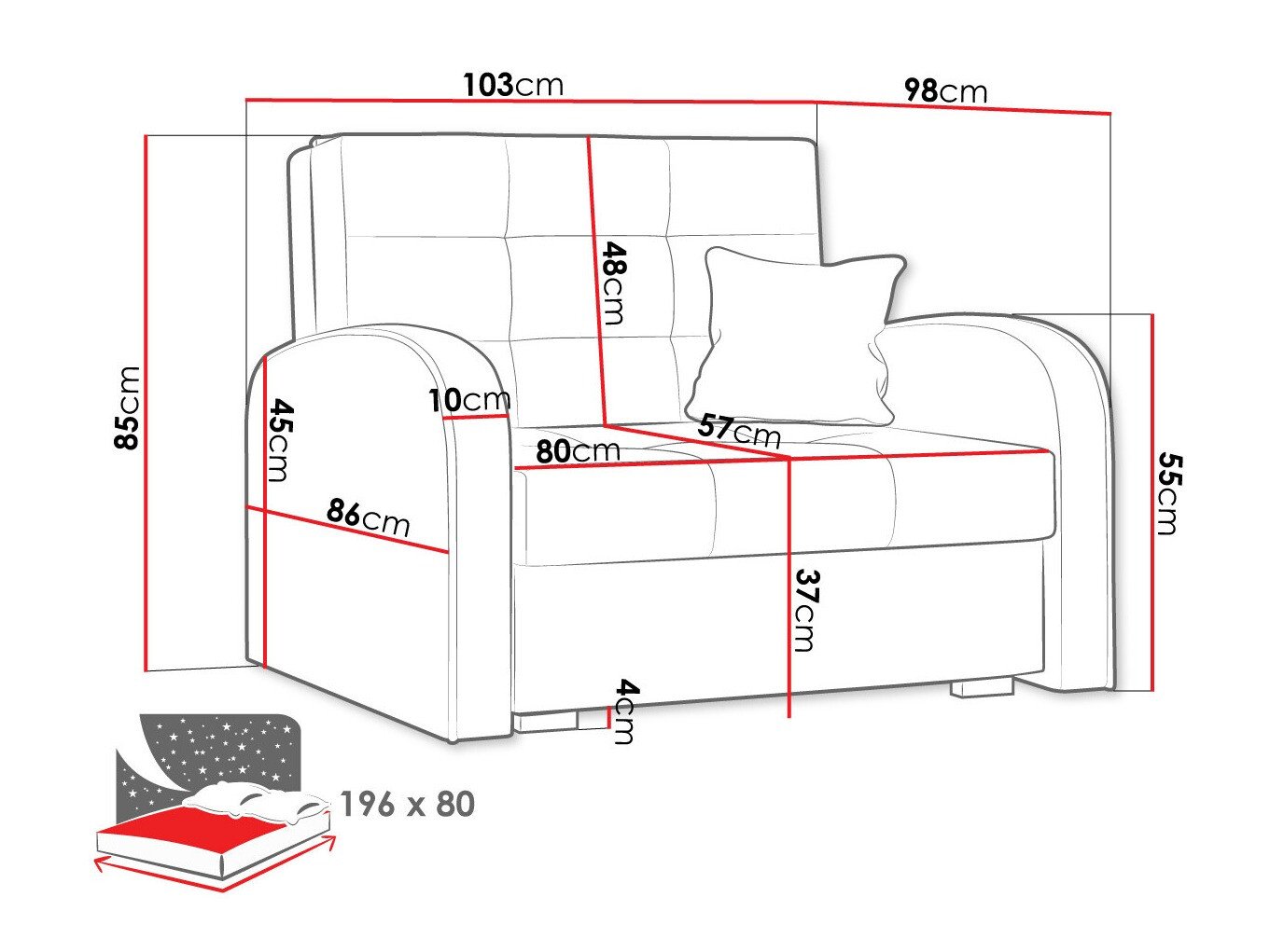 Fauteuil Silona I (Aragon 90)