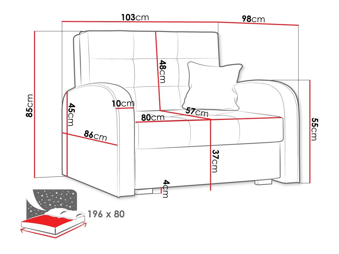 Fauteuil Silona I (Aragon 93)