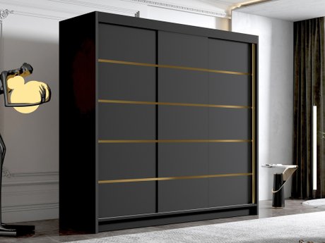 Armoire Closico 185 (Noir)