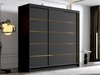 Armoire Closico 185 (Noir)