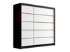 Armoire Closico Plenor VI (Noir + Blanc)