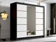 Armoire Closico Plenor VI (Noir + Blanc)