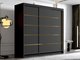 Armoire Closico Plenor VI (Noir)