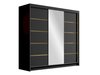 Armoire Closico Plenor VI (Noir)