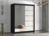 Armoire Closico 187 (Noir +Blanc)