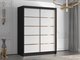 Armoire Closico 187 (Noir +Blanc)