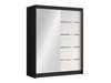 Armoire Closico 187 (Noir +Blanc)