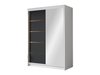 Armoire Closico 188 (Blanc + Noir)