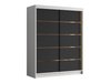 Armoire Closico Capsa III (Blanc + Noir)
