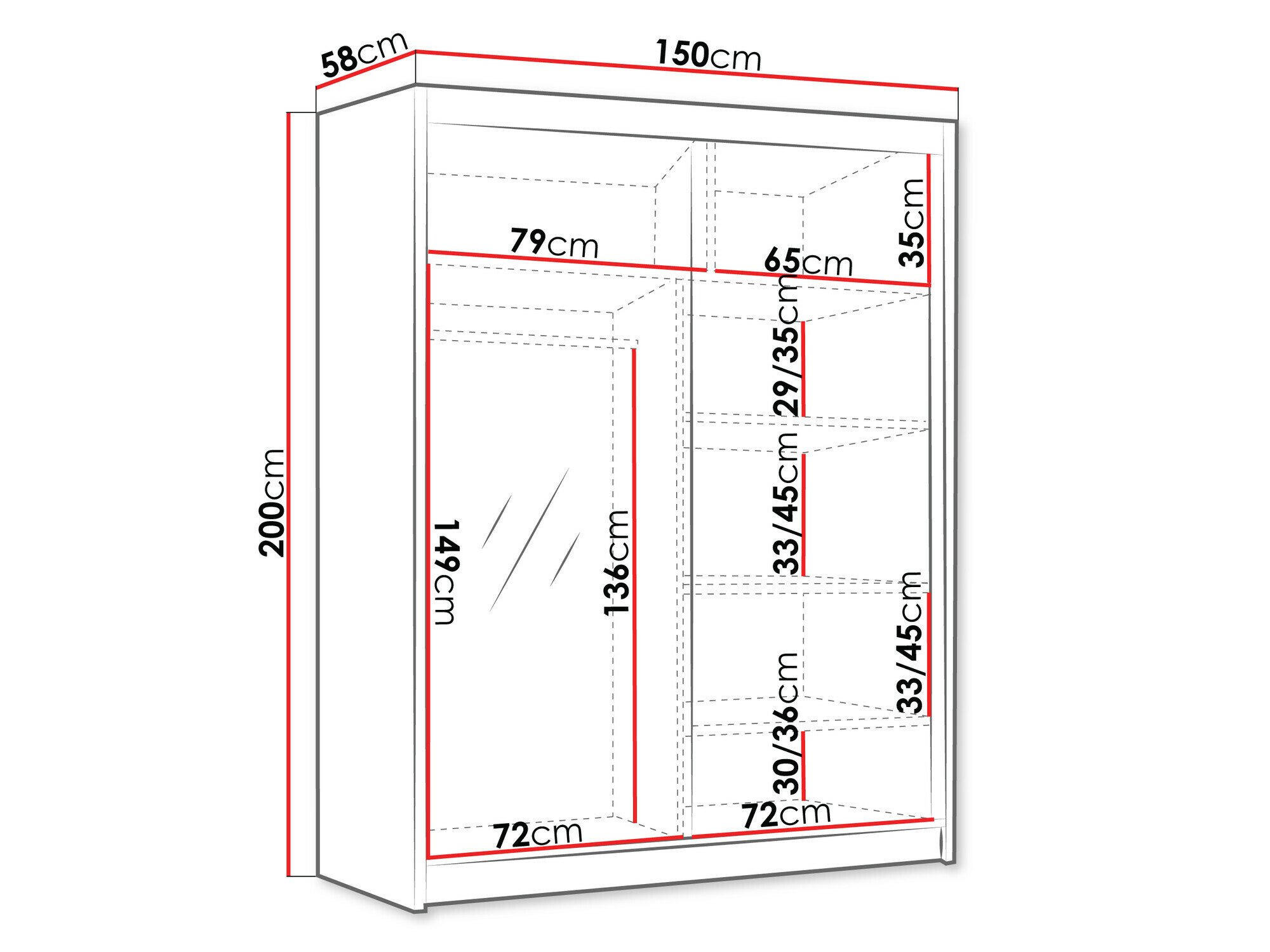Armoire Closico Capsa III (Blanc)