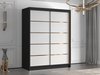 Armoire Closico Capsa III (Noir +Blanc)