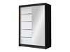 Armoire Closico Fornix III (Noir + Blanc)