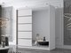 Armoire Closico Vallor III (Blanc)